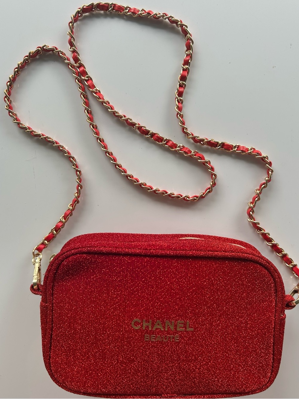 CHANEL Beaute Make Up bag GWP- Converted to Crossbody - Picture 2 of 8